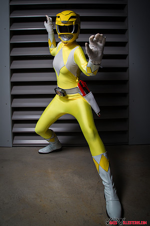 Yellow Power Ranger Trini by @kittiecosplay