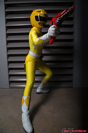 Yellow Power Ranger Trini by @kittiecosplay