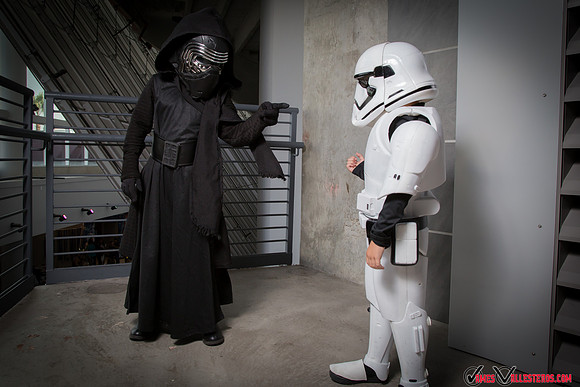 Kylo Ren by @minibobafett and Stormtrooper (Tatum)