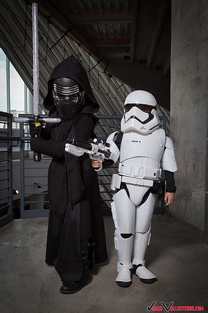 Kylo Ren by @minibobafett and Stormtrooper (Tatum)