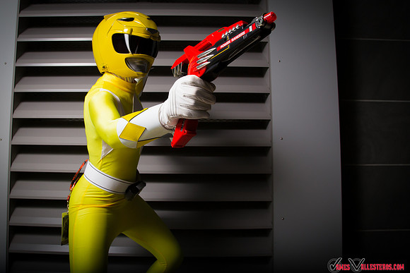 Yellow Power Ranger Trini by @kittiecosplay