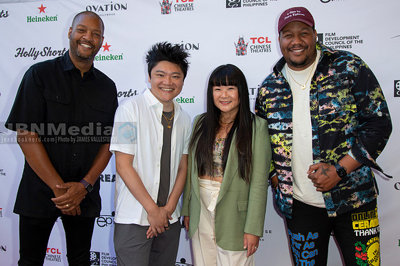HollyShorts 2022 | JeanBookNerd.com - Travon Free, Frank Chi, Jenny Yang, Samir Hernandez