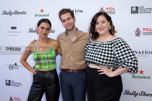 HollyShorts 2022 | JeanBookNerd.com - Emma Pasarow, Russell Goldman, Allison Tolman