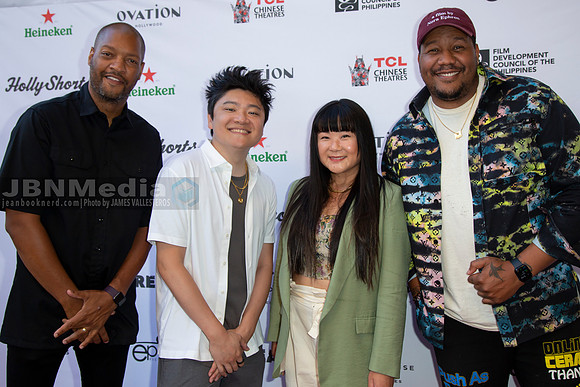 HollyShorts 2022 | JeanBookNerd.com - Travon Free, Frank Chi, Jenny Yang, Samir Hernandez